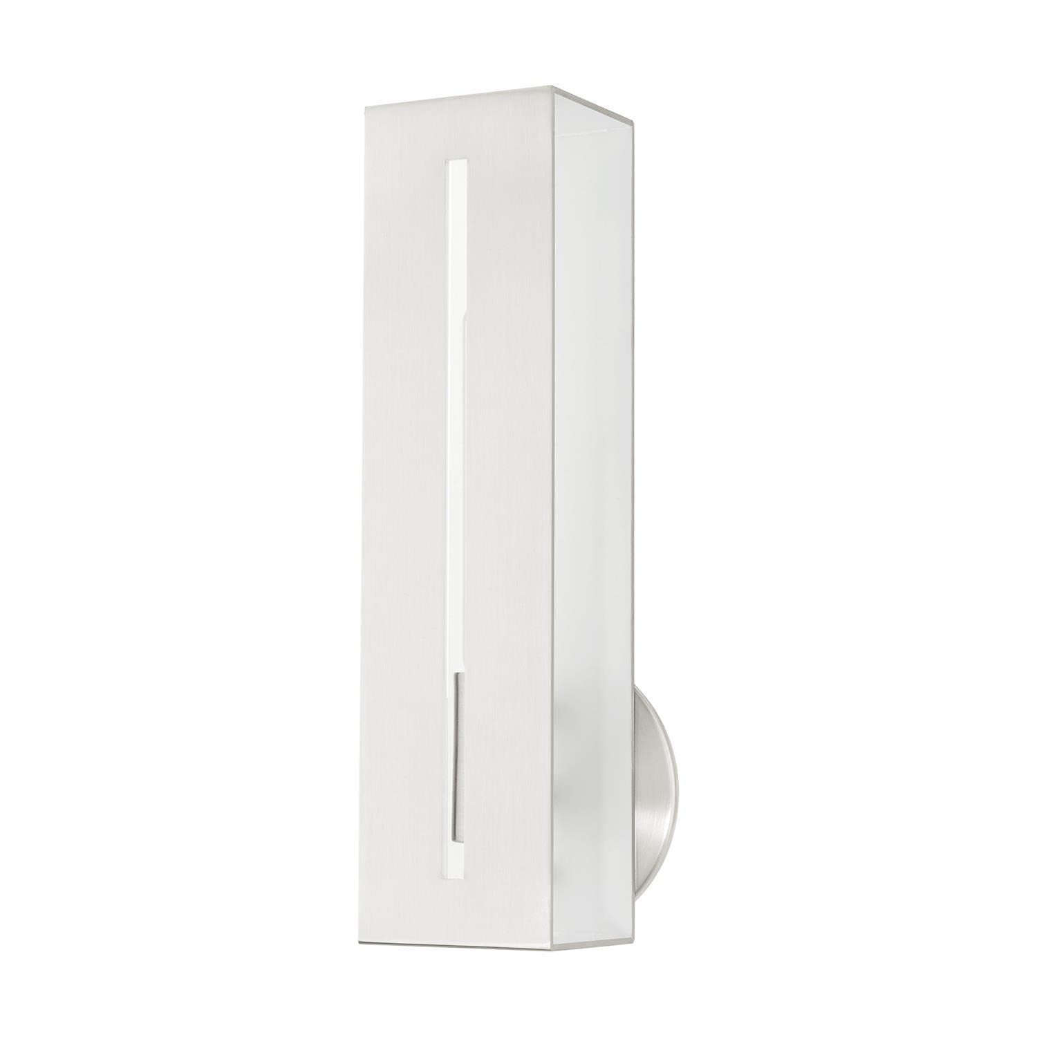 Livex Lighting Soma 1 - Light Wall Light in  Brushed Nickel