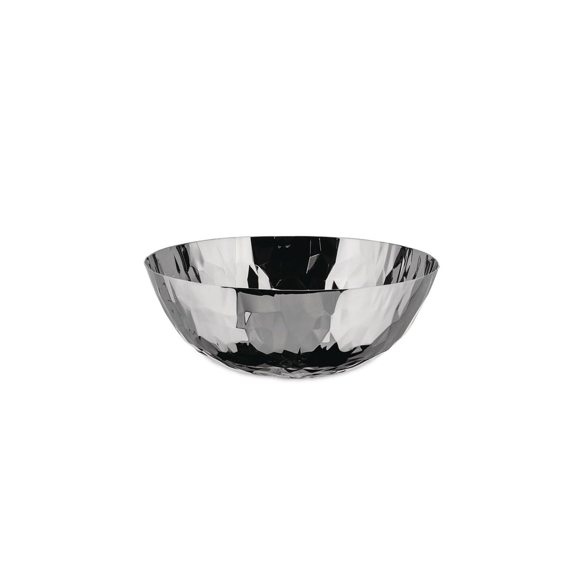 Alessi "Joy n11" Round Basket in 18/10 Stainless Steel Mirror Polished, Silver