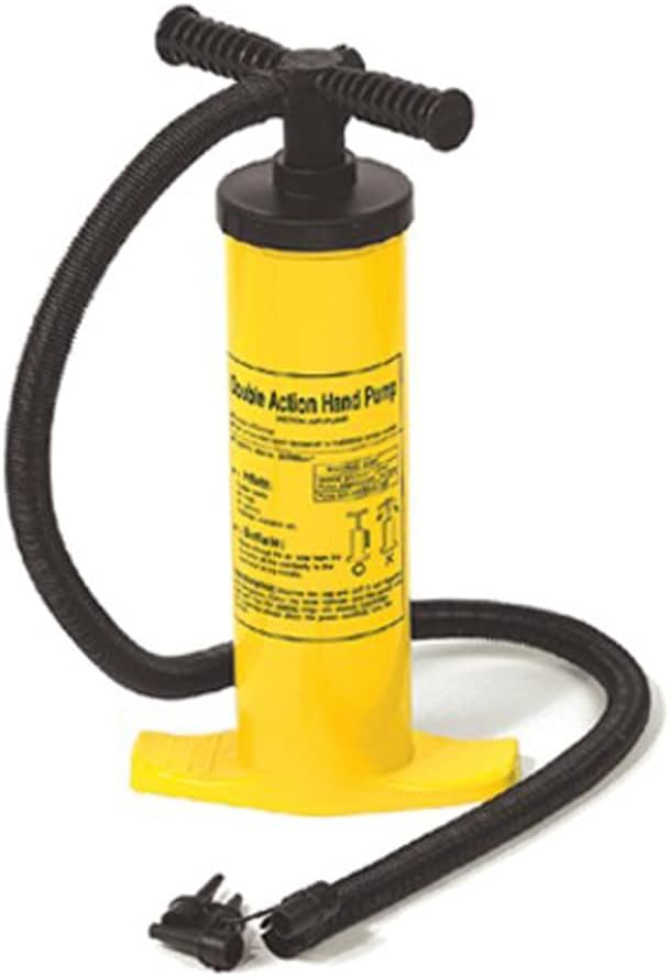 Swimline Double Action Air Pump for Swimming Pool Inflatables 17" - Yellow/Black