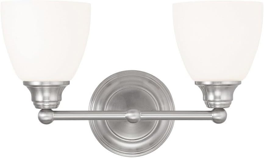 Livex Lighting Somerville 2 - Light Vanity in  Brushed Nickel