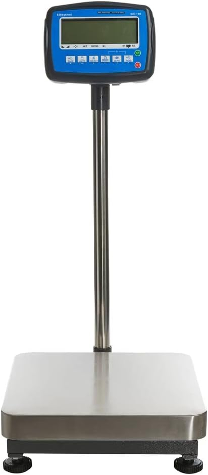 Stainless Steel Digital Bench Scale with LCD Display, 600lb Capacity