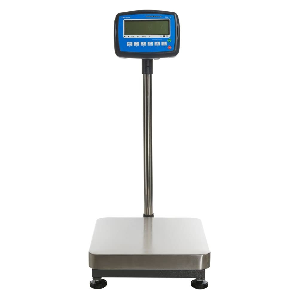 Stainless Steel Digital Bench Scale with LCD Display, 600lb Capacity
