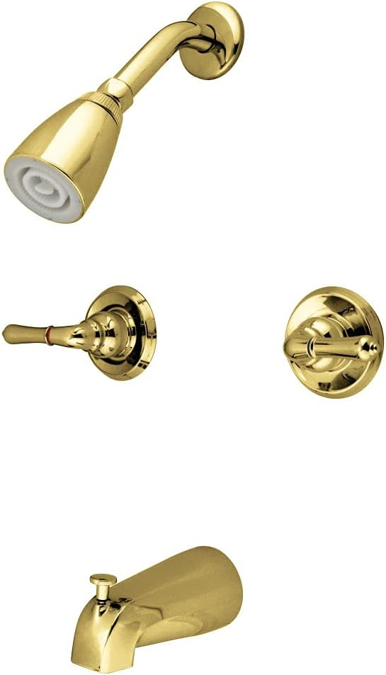 Kingston Brass Magellan Double-Handle Tub and Shower Faucet
