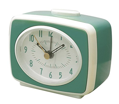 Kikkerland AC14-MN Classic Alarm Clock, Mint