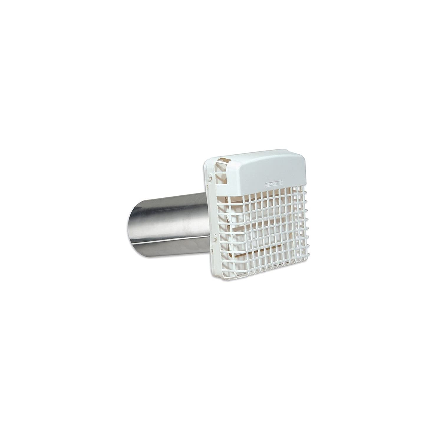 Dundas Jafine ProGard 4 In. White Plastic Dryer Vent Hood Kit BPGH4WZW