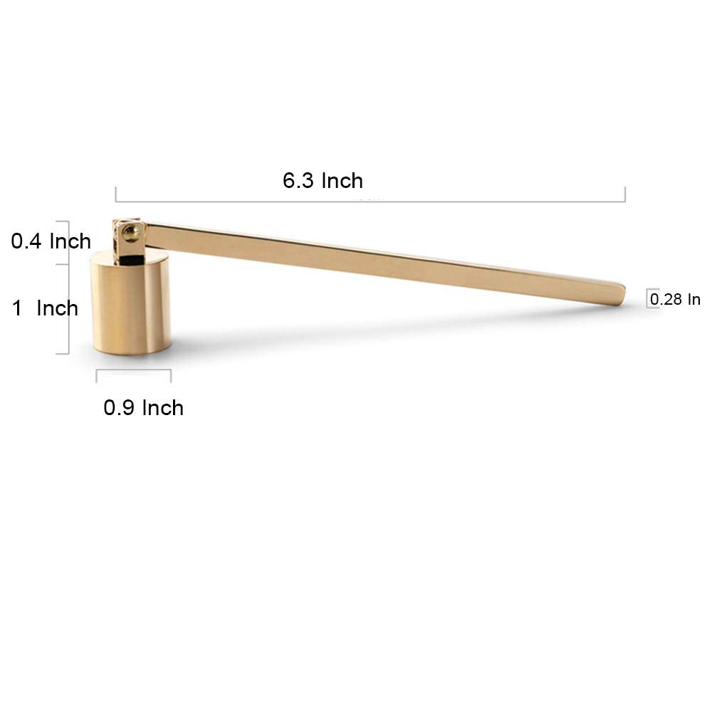 GAKA Candle Snuffer Accessory Black for Putting Out Extinguish Candle Wicks Flame,Cylindrical Shape