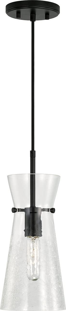 1 Light Pendant-Matte Black Finish Capital Lighting 342411Mb