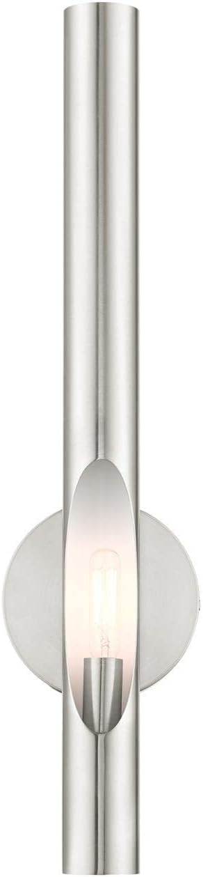 Livex Lighting Acra 1 - Light Wall Light in  Brushed Nickel