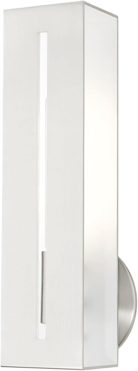 Livex Lighting Soma 1 - Light Wall Light in  Brushed Nickel
