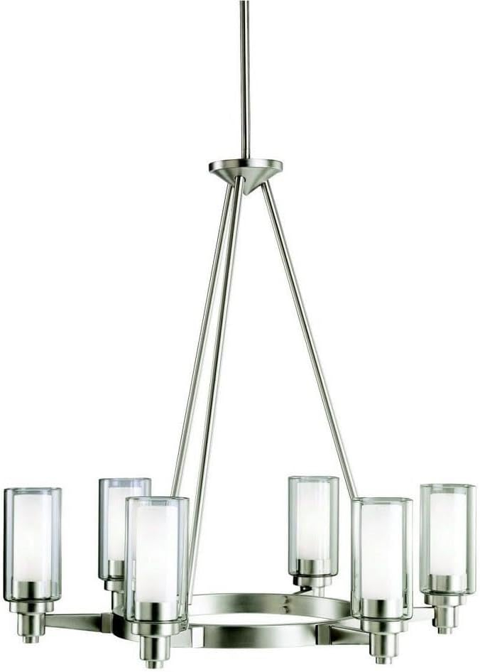 Kichler Lighting Circolo 6 - Light Chandelier in  Brushed Nickel