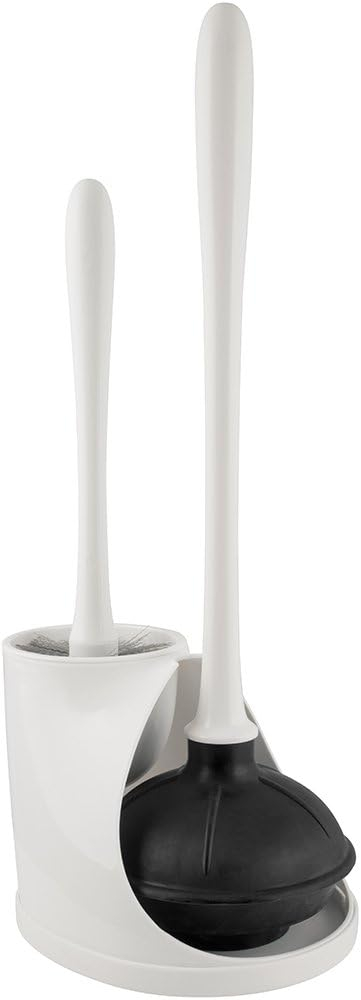 Plumb Craft Plunger with Holder, White