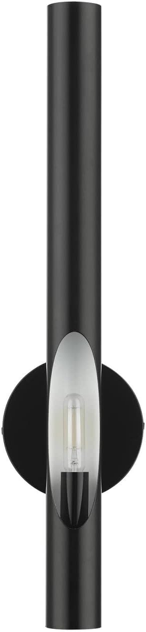 Livex Lighting Acra 1 - Light Wall Light in  Shiny Black