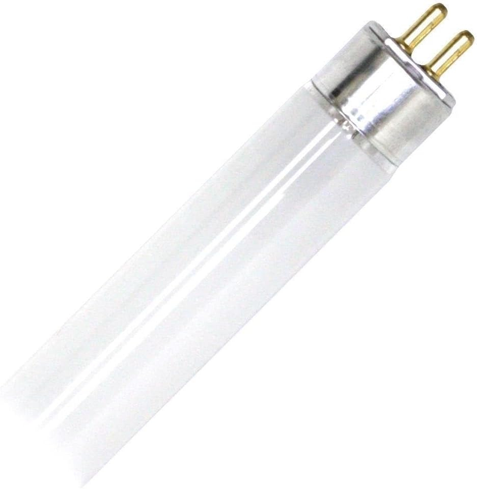 General Electric F8T5/CW T5 Fluorescent Tube 15W (25W Equivalent) Cool White Light Bulbs, Linear