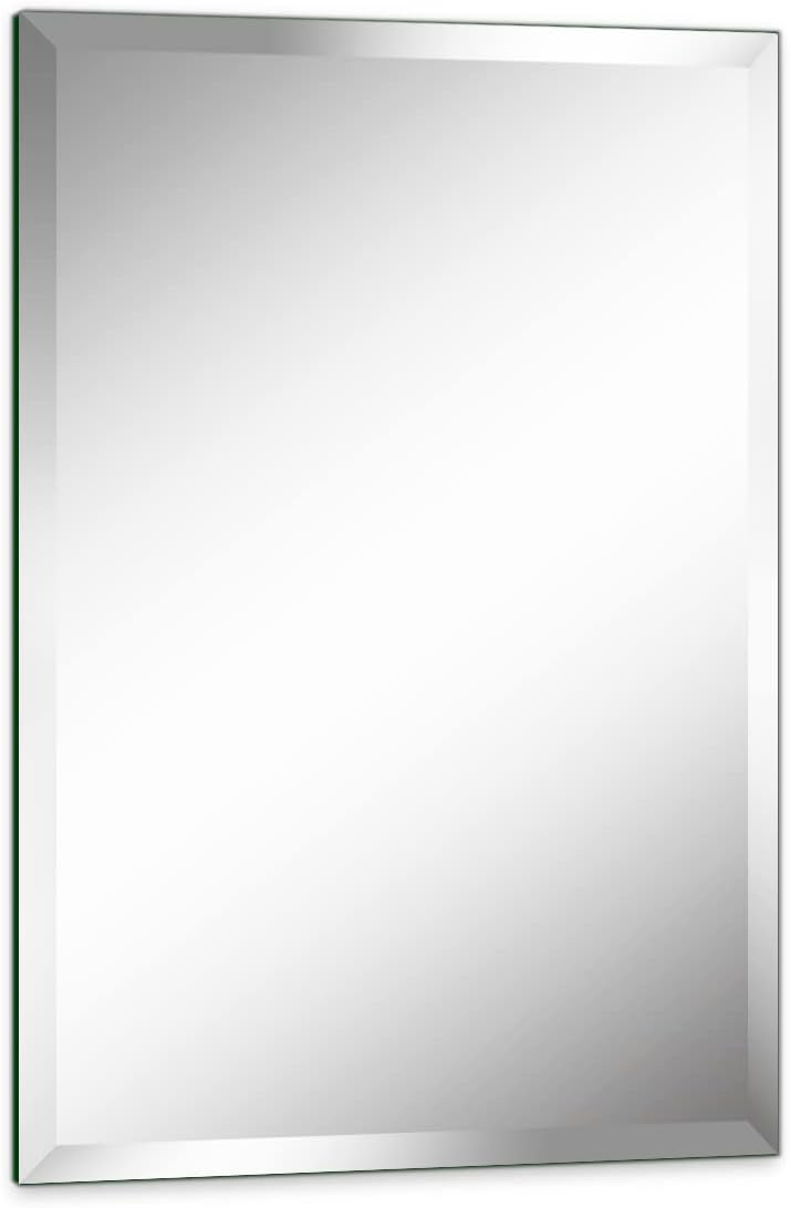 Empire Art Direct Frameless Beveled Prism Wall Mirror - Clear 20 in. x 0.39 in. x 30 in.