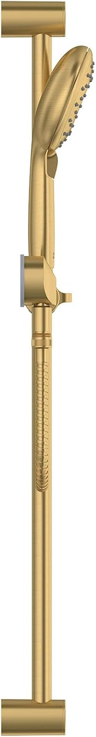 Gold Adjustable Handheld Shower Kit with Slide Bar