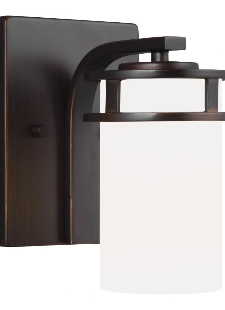 Robie Chrome Prairie Style Dimmable LED Vanity Light