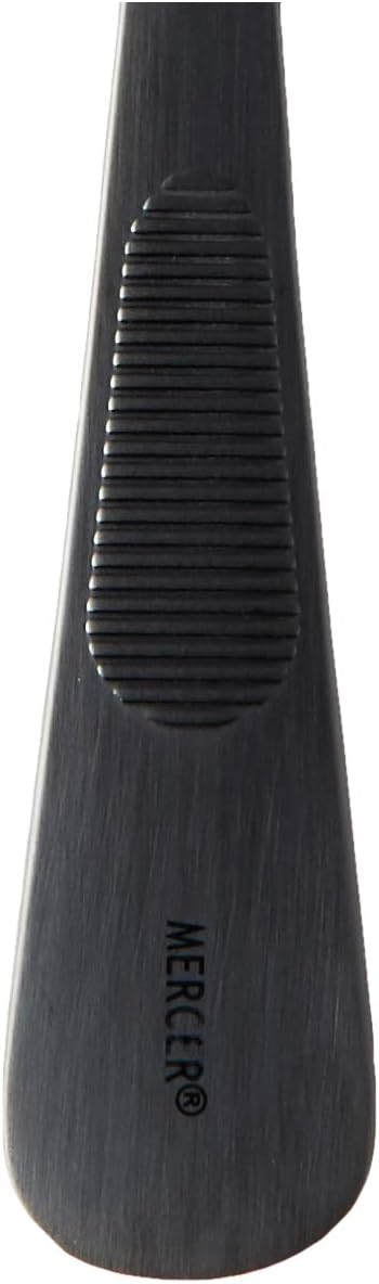 Matte Black Stainless Steel Precision Plating Spoon, 7-7/8 Inch