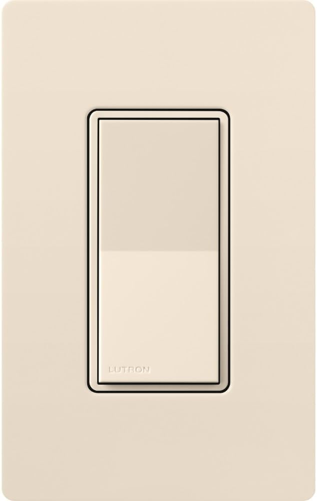 Light Almond Smart Rocker Accessory Switch for LED Dimmers