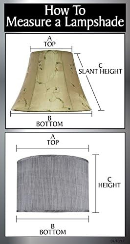Aspen Creative 40209-12, 18-1/2" H Ceramic Table Lamp, Empire Lamp Shade in Dark Blue, 11" W, 2 Pack