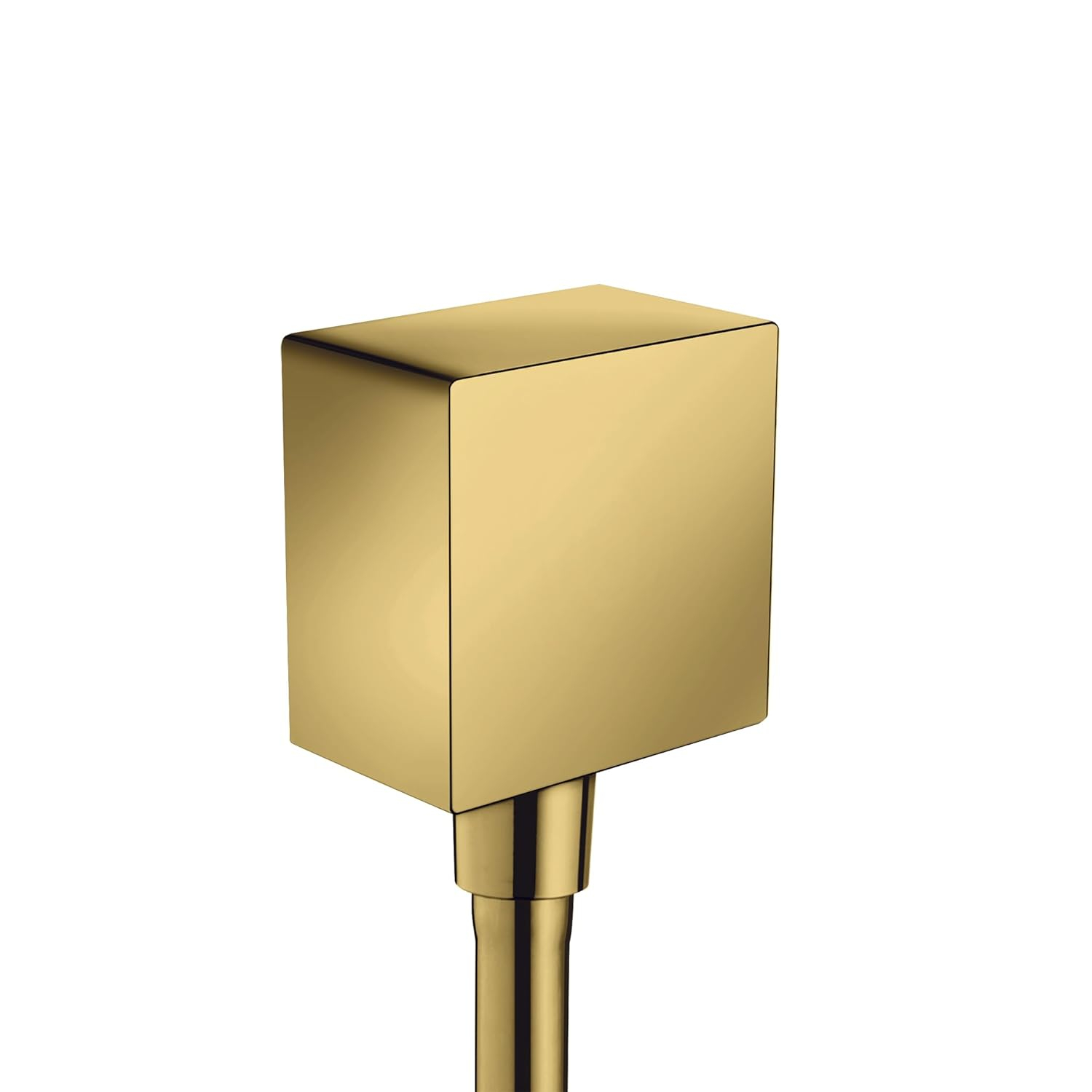 Polished Gold Modern Wall Outlet with Backflow Prevention