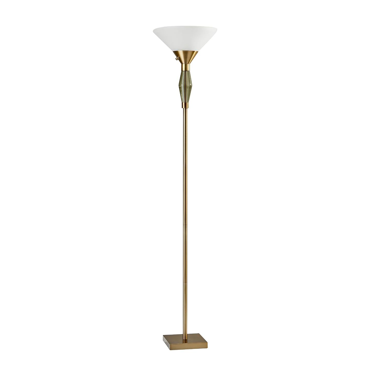 Clyde Torchiere Floor Lamp (71")