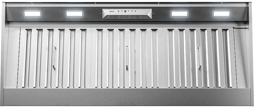 Monsoon I 48" Stainless Steel Insert Mount Range Hood with LED Lights