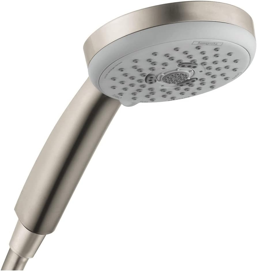 Brushed Nickel 4-inch Multi-Function Handheld Shower Head