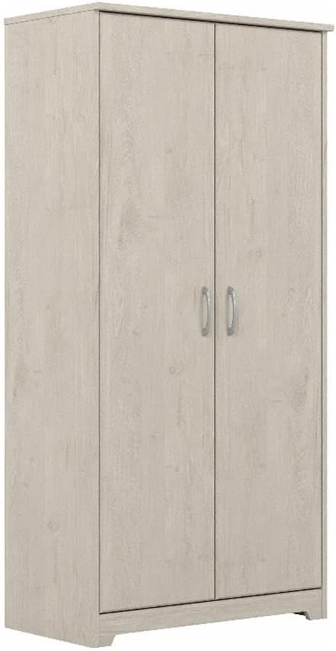 Bush Furniture Cabot Kitchen Pantry Cabinet in Modern Walnut - Engineered Wood
