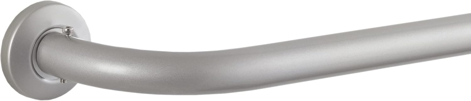 Eclipse 100% Steel Adjustable Single Curtain Rod