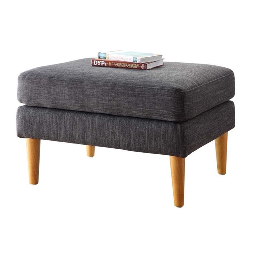 Convenience Concepts Designs4Comfort No Tools Marlow Mid Century Ottoman