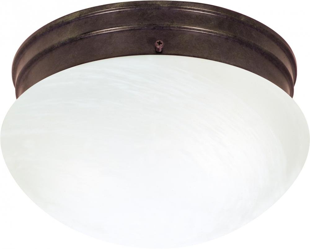 Nuvo 76-673 - 8"MUSHROOM O/BRONZE ALA/GLASS