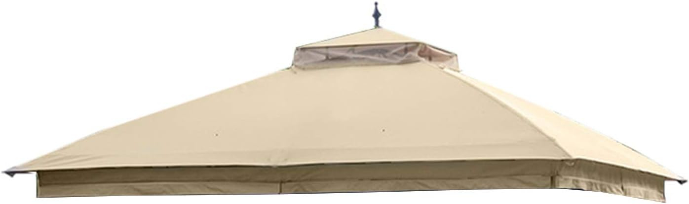 KUF Replacement Canopy for The Garden Treasures Steel Finial Gazebo - Standard 350 - Beige