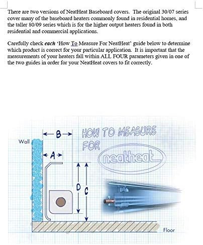 80/09 Tall Series 4 ft. Hot Water Hot Water Baseboard Cover (Not for Electric Baseboard)
