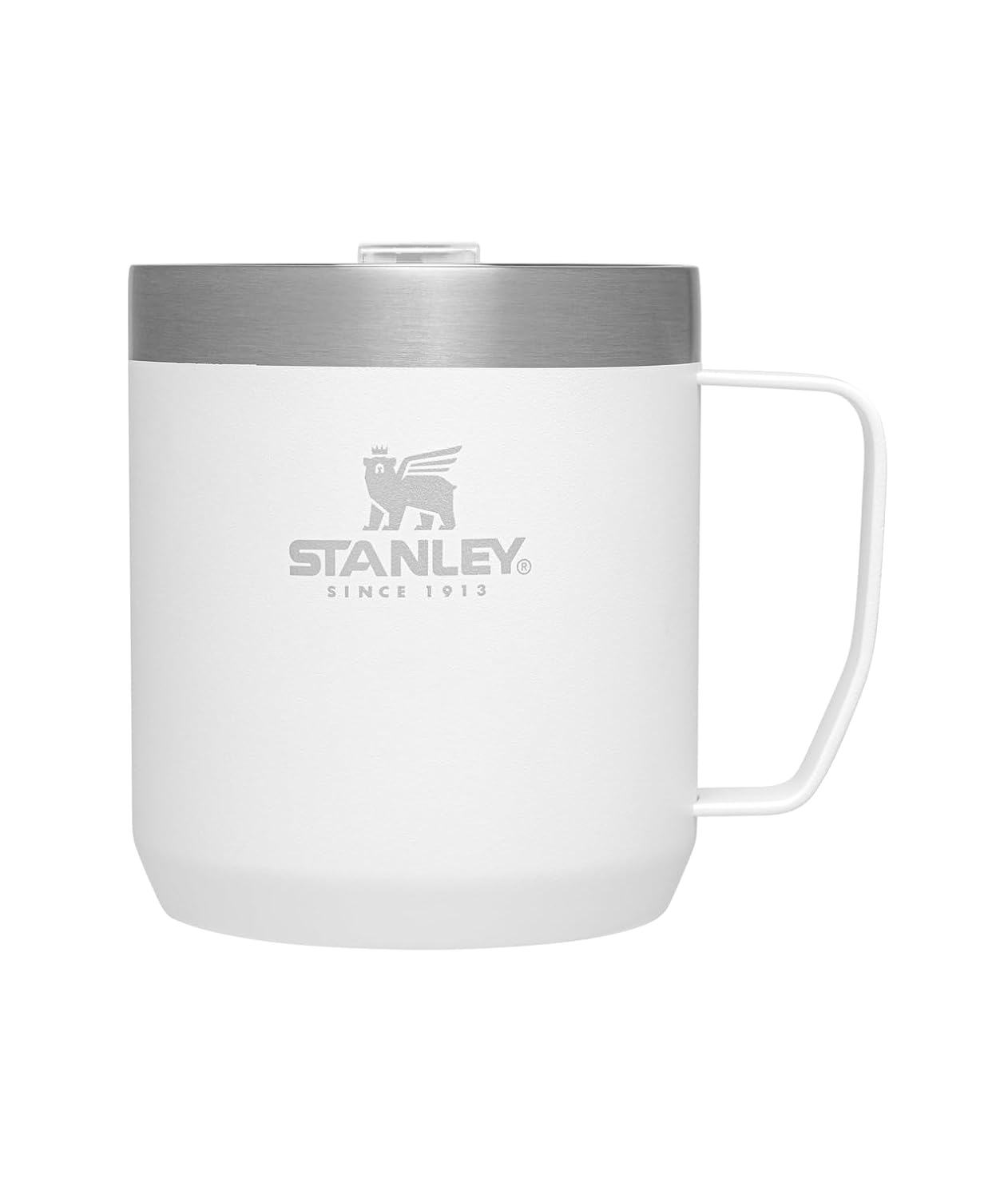 Polar White Stainless Steel Travel Mug with Tritan Lid