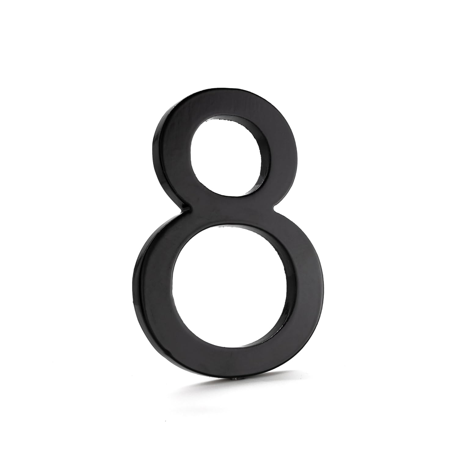 Montague Metal Products MHN-10-8-F-BK1 Floating House Number, 10 inches x 7.06 inches x 0.375 inches, Black