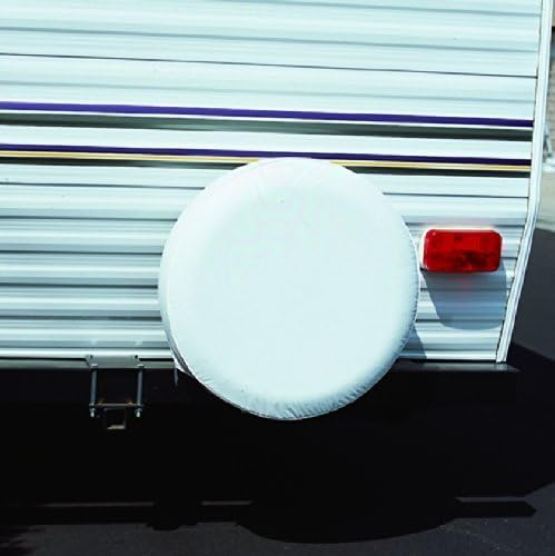 ADCO 1756 Polar White Vinyl Tire Cover I (Fits 28" Diameter Wheel)