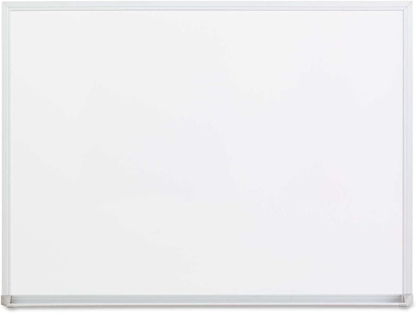 UNIVERSAL Dry-Erase Board Melamine 24 x 18 Satin-Finished Aluminum Frame 43622