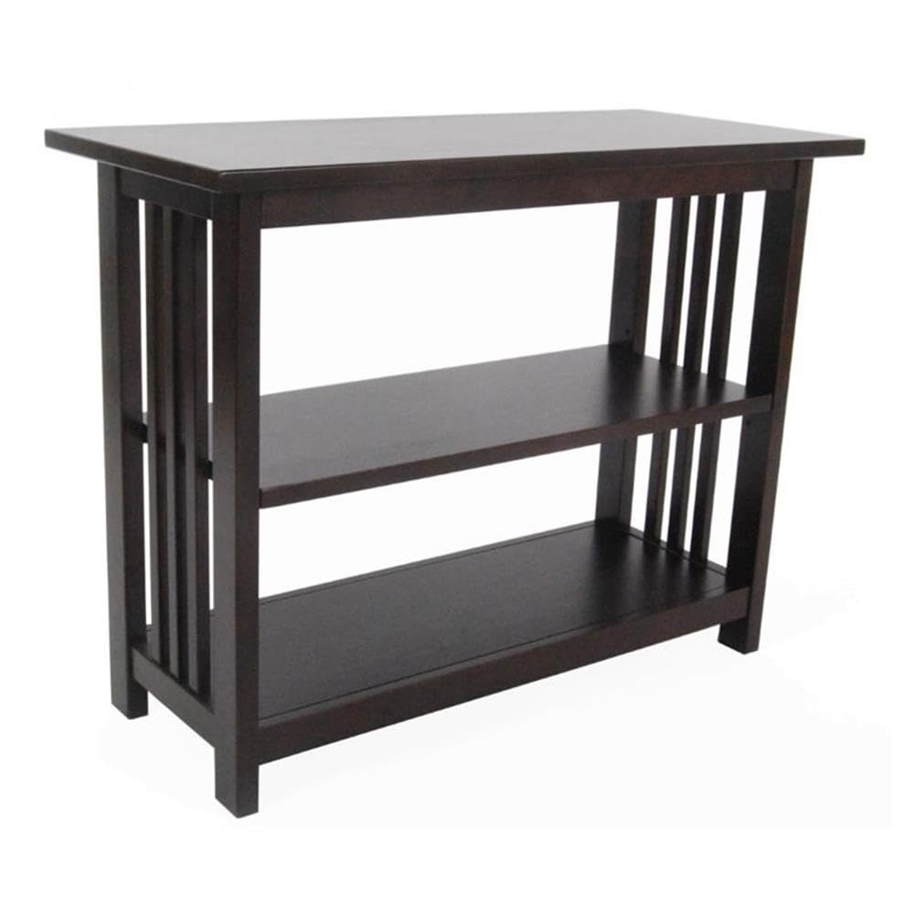 Alaterre Artisan Under Window Bookshelf, Espresso