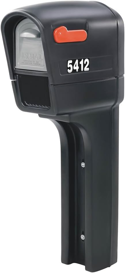 Step2 MailMaster Plus Plastic Mailbox with Black Finish