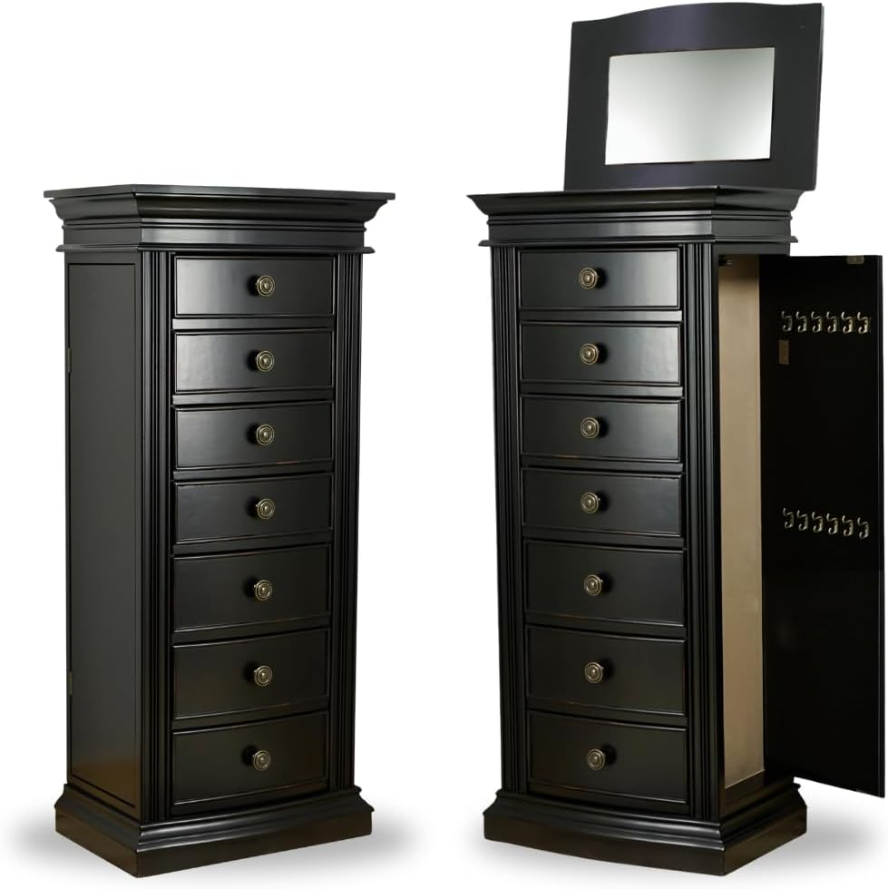 Hives and Honey Luke Jewelry Amoire, Black