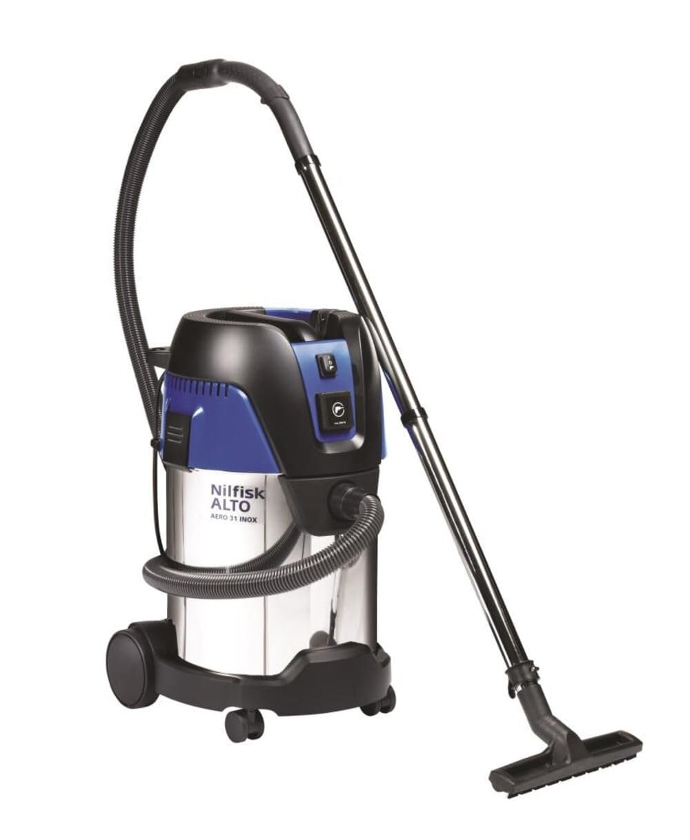 Nilfisk-Alto Aero 31 30 Liter Wet/dry Vacuum With Stainless Steel Tank