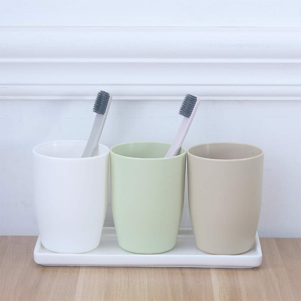 Ceramic Vanity Tray Small Rectangle, Bathtub Tray Bathroom Organizer, Cosmetics Holder for Tissue Candle Towel Plant Jewelry Ring Dish Dresser Perfume Shampoo-White(1 Pc)(Large)