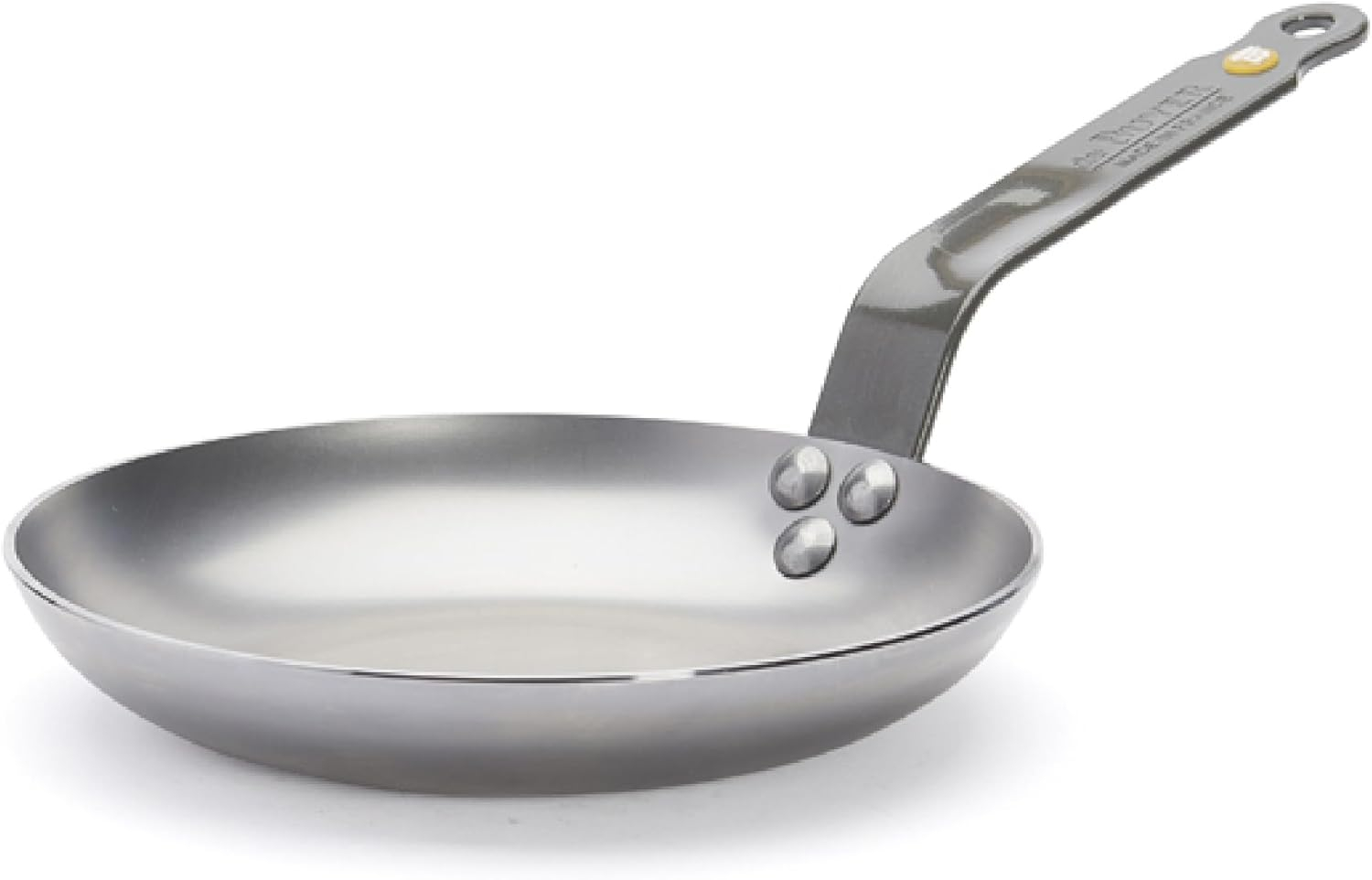 De Buyer MINERAL B Carbon Steel Omelette Pan - 8” Diameter, 6.9” Cooking Surface - PFAS, PFOA & PFOS Free - Made in France