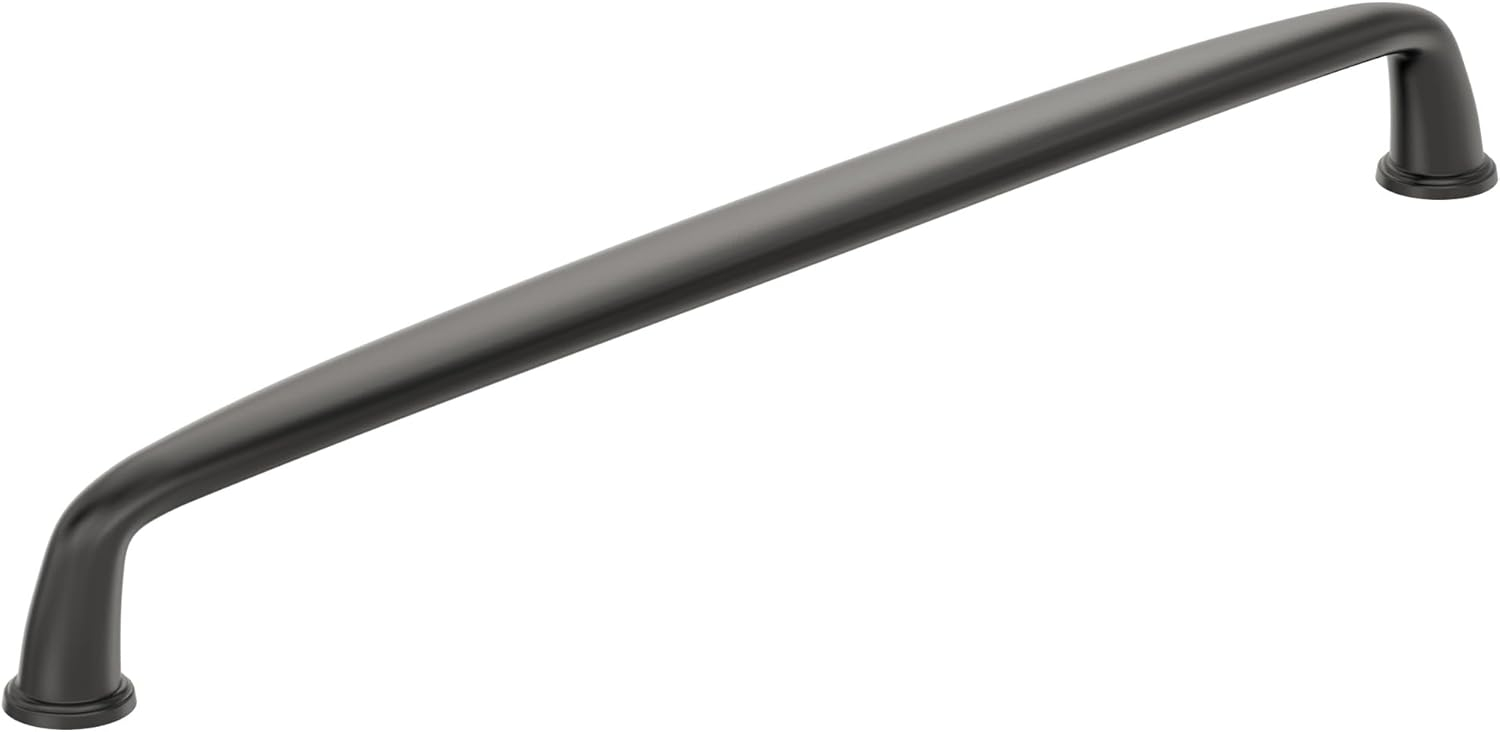 Amerock Kane 10-1/16 inch (256mm) Center-to-Center Black Bronze Cabinet Pull