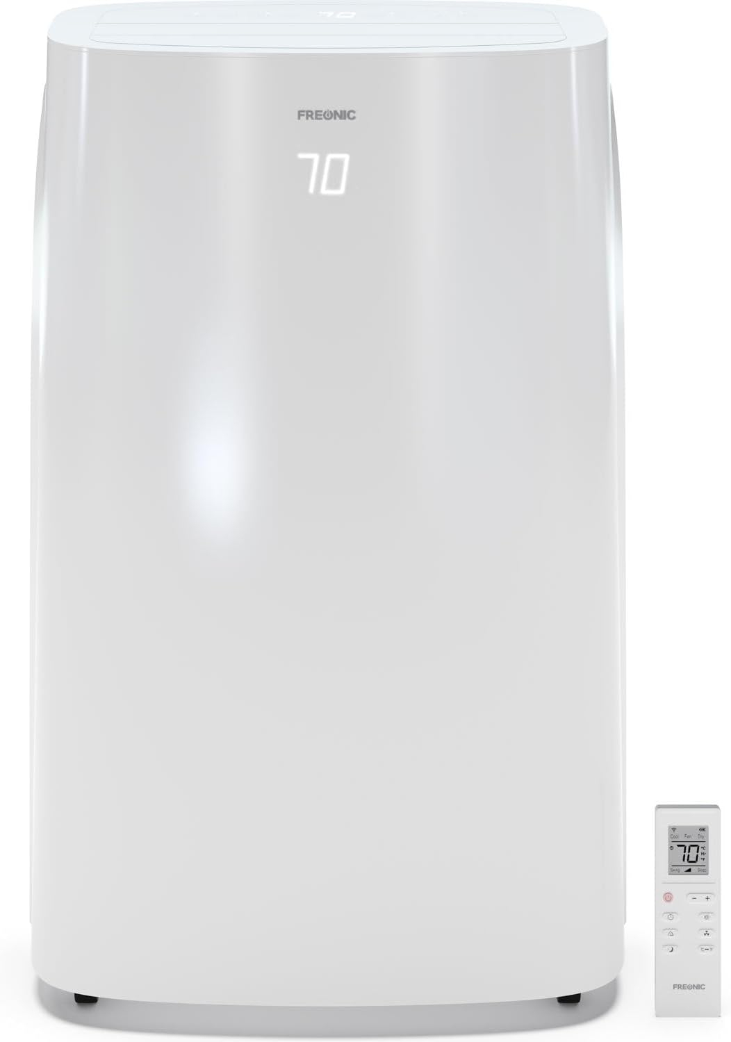 Freonic 14,500 BTU ASHRAE/10,800 BTU DOE 450 sq. ft. Portable Air Conditioner with Remote