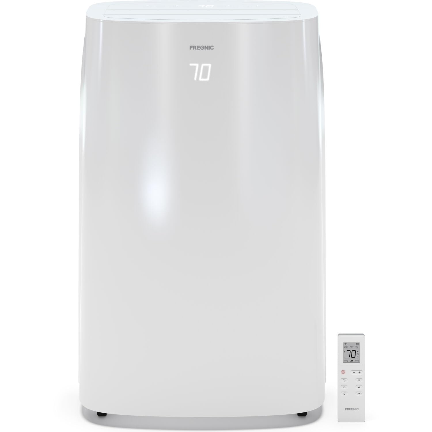 Freonic 14,500 BTU ASHRAE/10,800 BTU DOE 450 sq. ft. Portable Air Conditioner with Remote