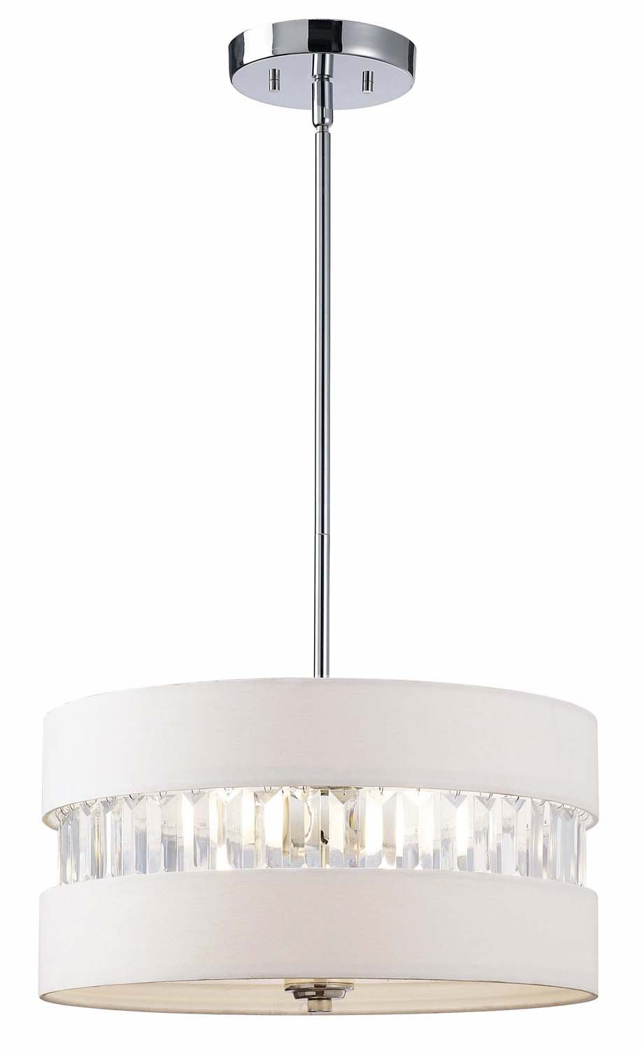 ICH426A03CH16-Canarm Inc-Ballard - 3 Light Chandelier-16 Inches Tall and 16.25 Inches Wide