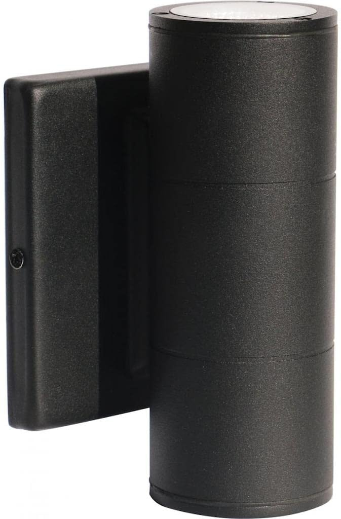 Nuvo 62/1142R1 Two Light Outdoor Wall LED Up-and-Down Sconce, 10W/120-277V, Black, Small