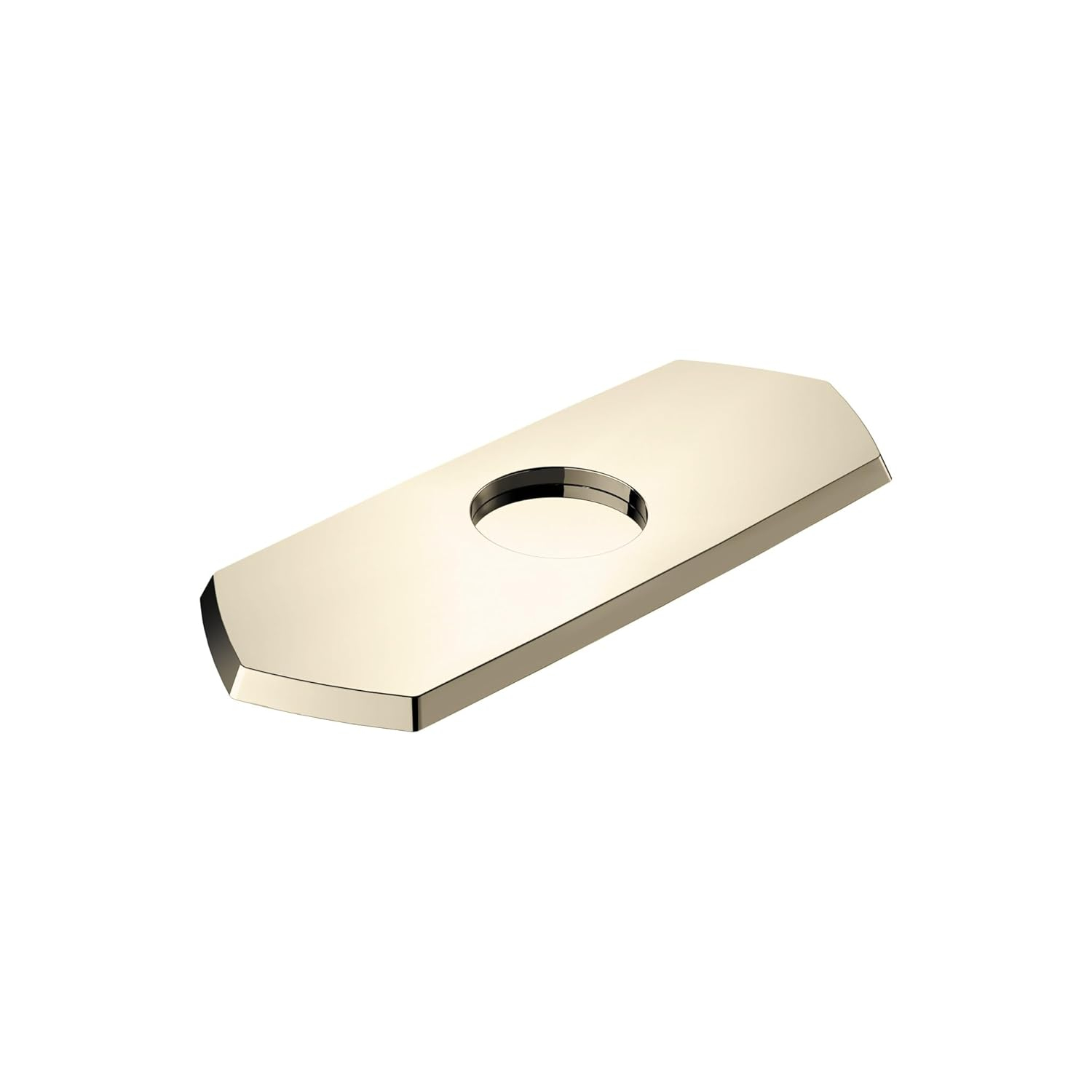 Hansgrohe Base Plate For Single-Hole Faucets7-Inch TransitionalBase Plate For Bathtub Faucet In Brushed Nickel, 04819820