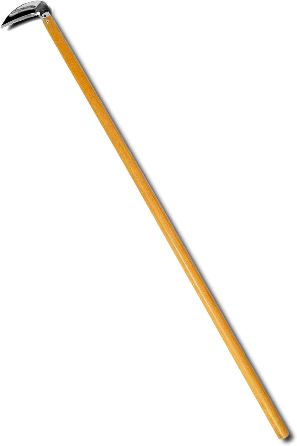 Garden Hoe Long Handle 42-3/4" Heavy Duty Japanese Stainless Steel, Made in JAPAN, Weeding Sickle Tool, Stand Up Weeder Hand Tool